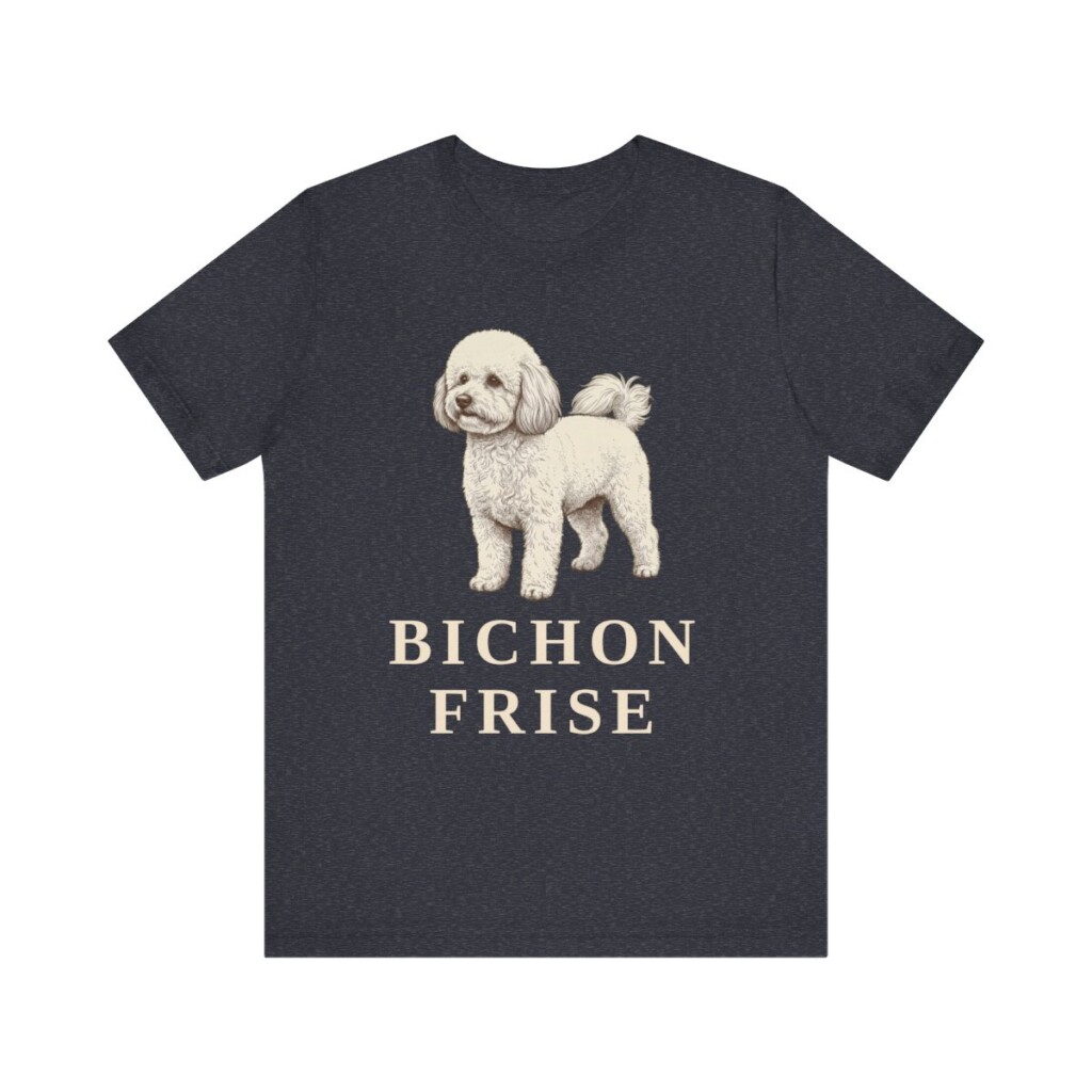 Bichon Frise Lover Shirt, Vintage Dog Sketch Tee, Dog Lover Gift Bichon Frise Lover Shirt, Vintage Dog Sketch Tee, Dog Lover Gift