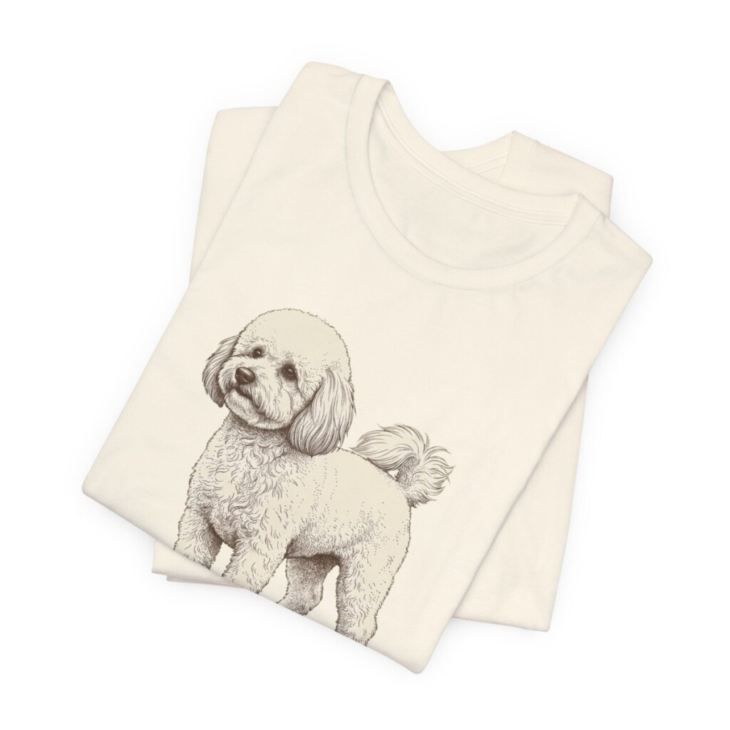 Bichon Frise Lover Shirt, Vintage Dog Sketch Tee, Dog Lover Gift Bichon Frise Lover Shirt, Vintage Dog Sketch Tee, Dog Lover Gift