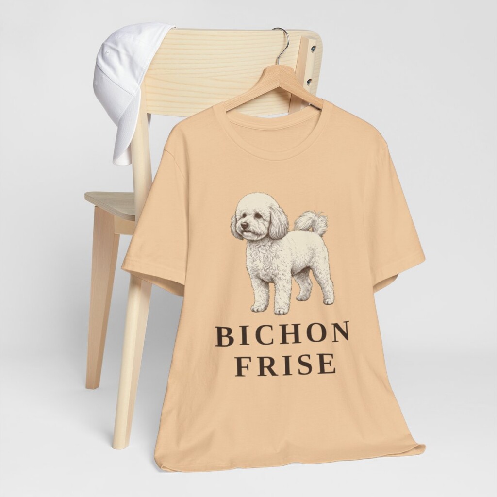 Bichon Frise Lover Shirt, Vintage Dog Sketch Tee, Dog Lover Gift Bichon Frise Lover Shirt, Vintage Dog Sketch Tee, Dog Lover Gift