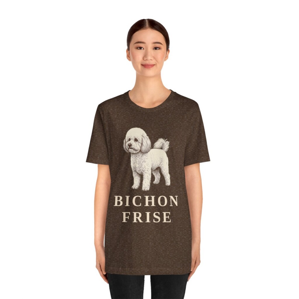 Bichon Frise Lover Shirt, Vintage Dog Sketch Tee, Dog Lover Gift Bichon Frise Lover Shirt, Vintage Dog Sketch Tee, Dog Lover Gift
