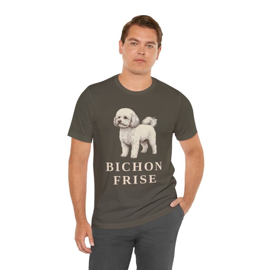 Bichon Frise Lover Shirt, Vintage Dog Sketch Tee, Dog Lover Gift Bichon Frise Lover Shirt, Vintage Dog Sketch Tee, Dog Lover Gift