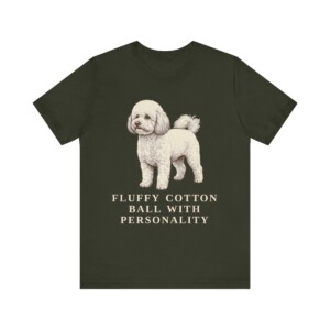 Bichon Frise Humor Shirt, Vintage Dog Sketch Tee, Dog Humor Gift