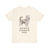 Biewer Terrier Dad Shirt, Vintage Dog Sketch Tee, Dog Dad Gift