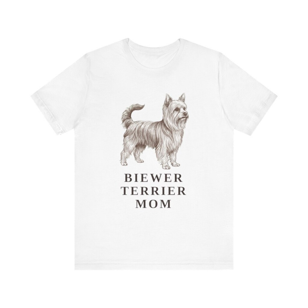 Biewer Terrier Mom Shirt, Vintage Dog Sketch Tee, Dog Mom Gift