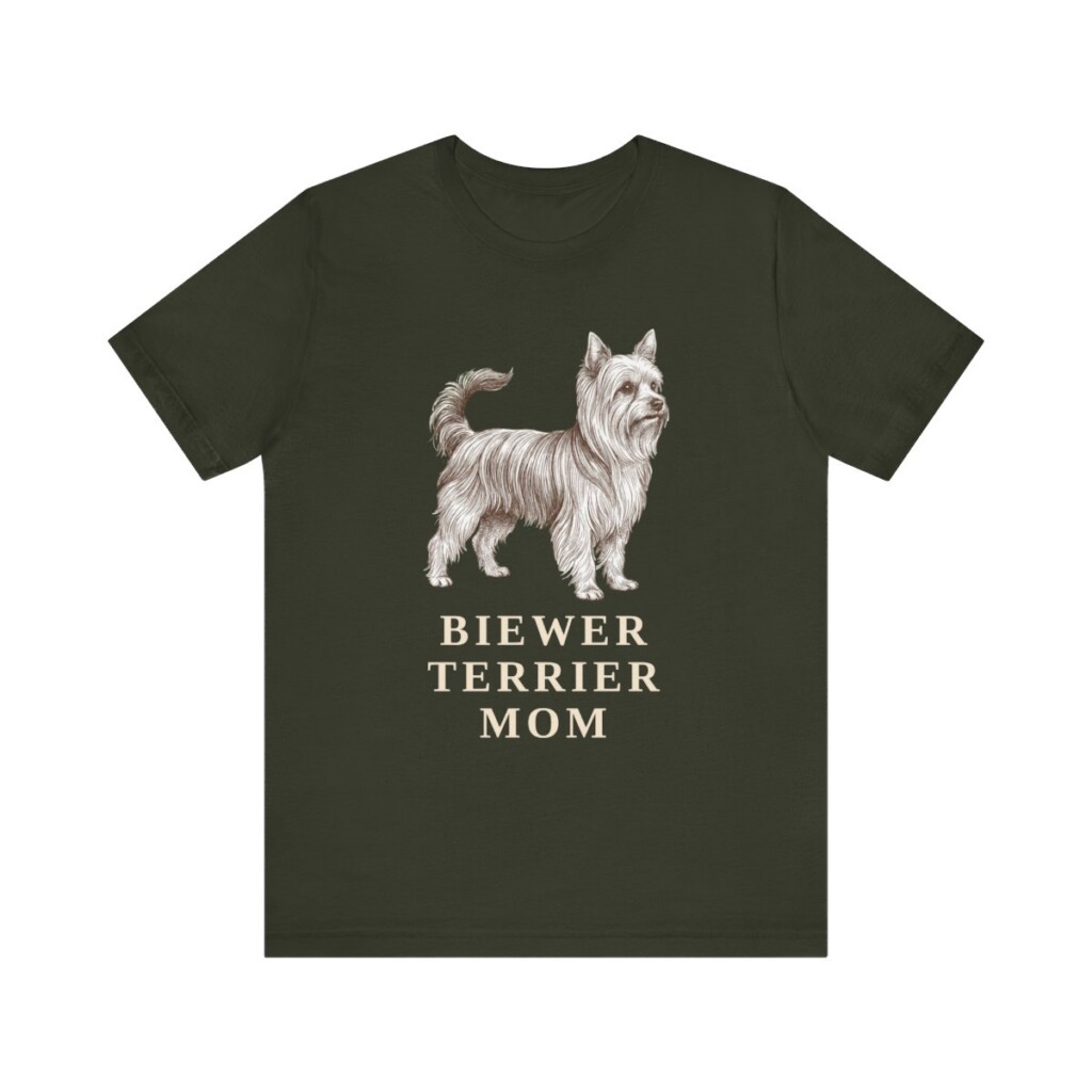 Biewer Terrier Mom Shirt, Vintage Dog Sketch Tee, Dog Mom Gift