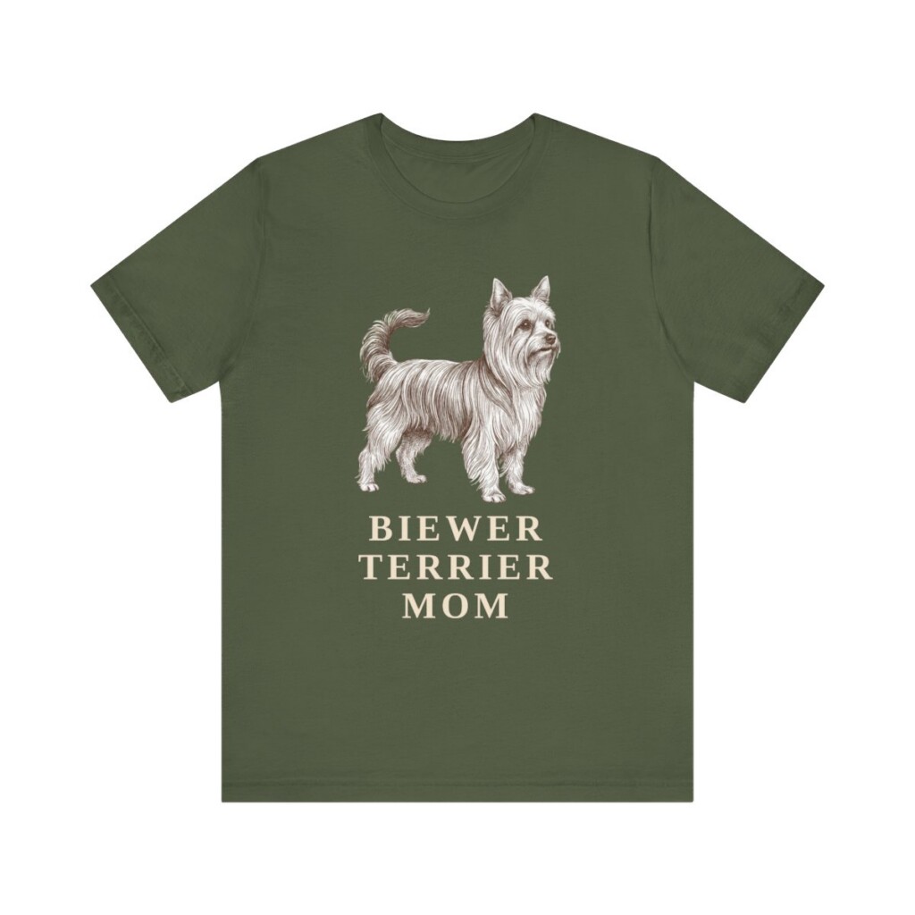 Biewer Terrier Mom Shirt, Vintage Dog Sketch Tee, Dog Mom Gift