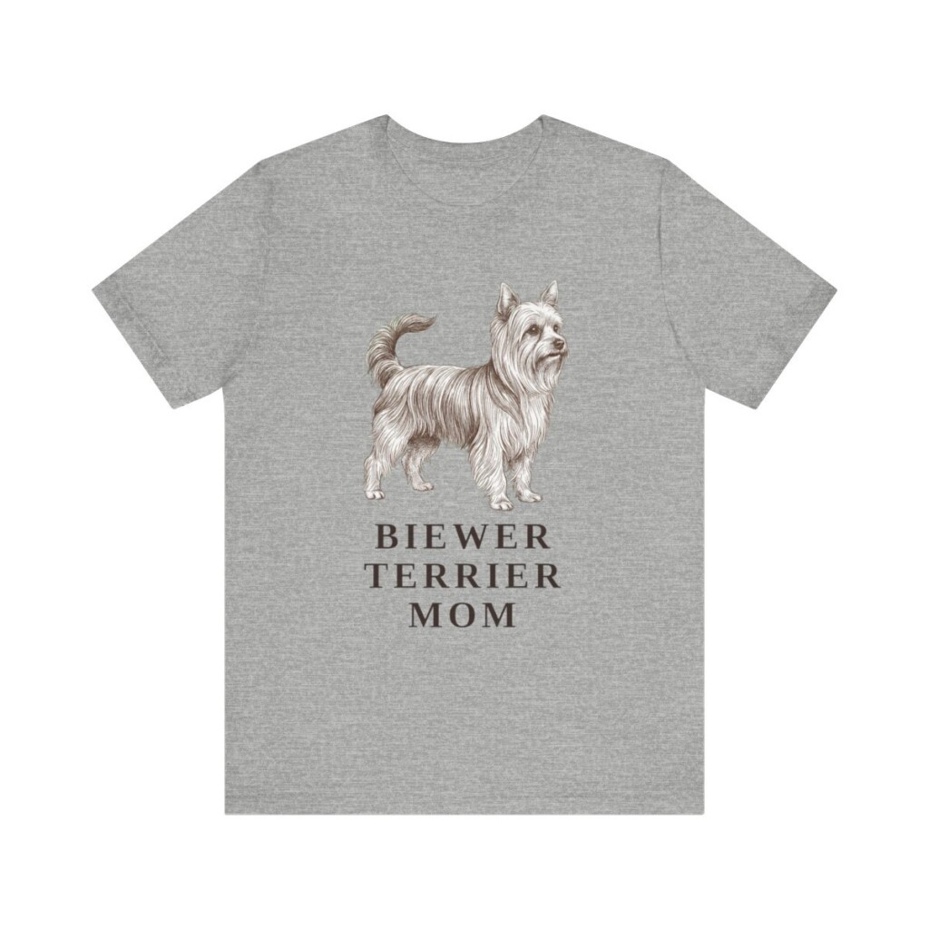 Biewer Terrier Mom Shirt, Vintage Dog Sketch Tee, Dog Mom Gift