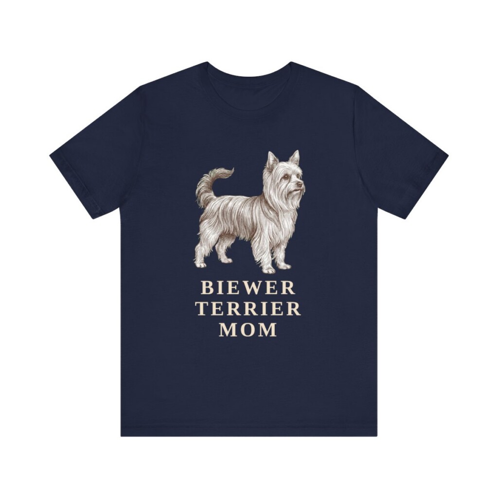 Biewer Terrier Mom Shirt, Vintage Dog Sketch Tee, Dog Mom Gift