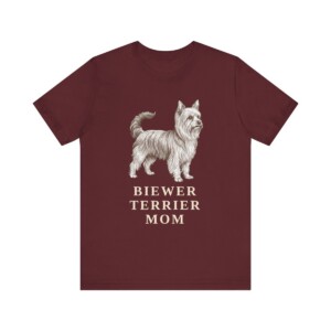 Biewer Terrier Mom Shirt, Vintage Dog Sketch Tee, Dog Mom Gift