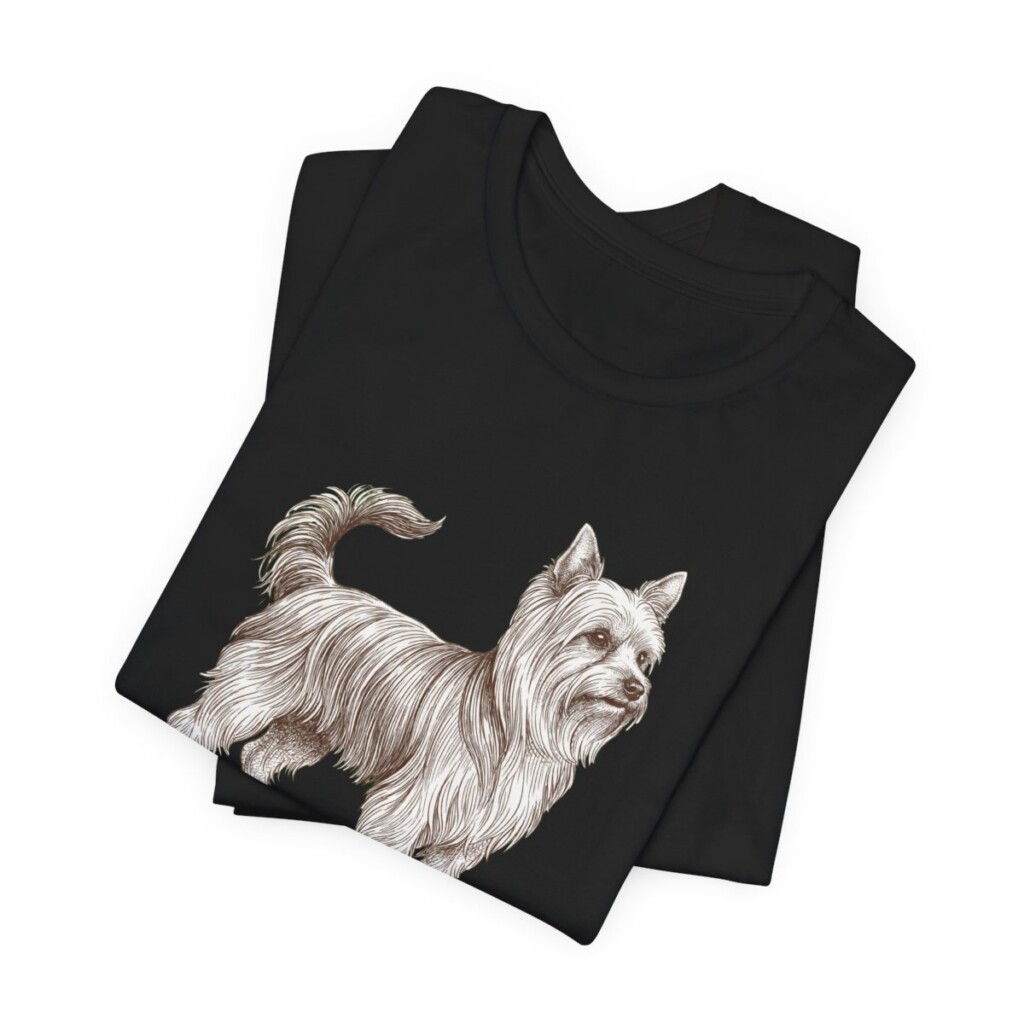 Biewer Terrier Mom Shirt, Vintage Dog Sketch Tee, Dog Mom Gift
