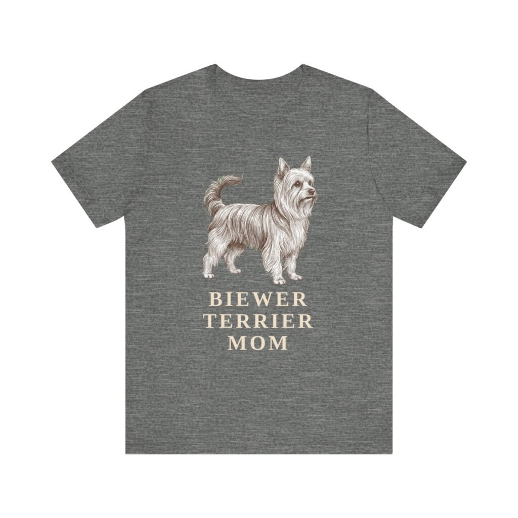 Biewer Terrier Mom Shirt, Vintage Dog Sketch Tee, Dog Mom Gift