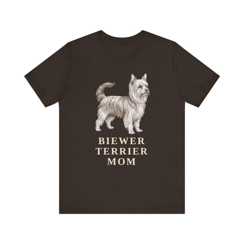 Biewer Terrier Mom Shirt, Vintage Dog Sketch Tee, Dog Mom Gift