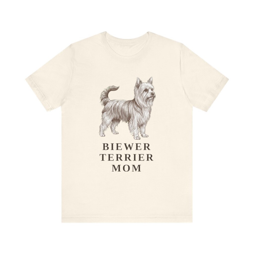 Biewer Terrier Mom Shirt, Vintage Dog Sketch Tee, Dog Mom Gift
