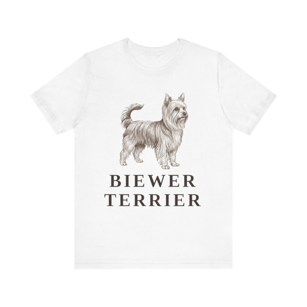 Biewer Terrier Lover Shirt, Vintage Dog Sketch Tee, Dog Lover Gift