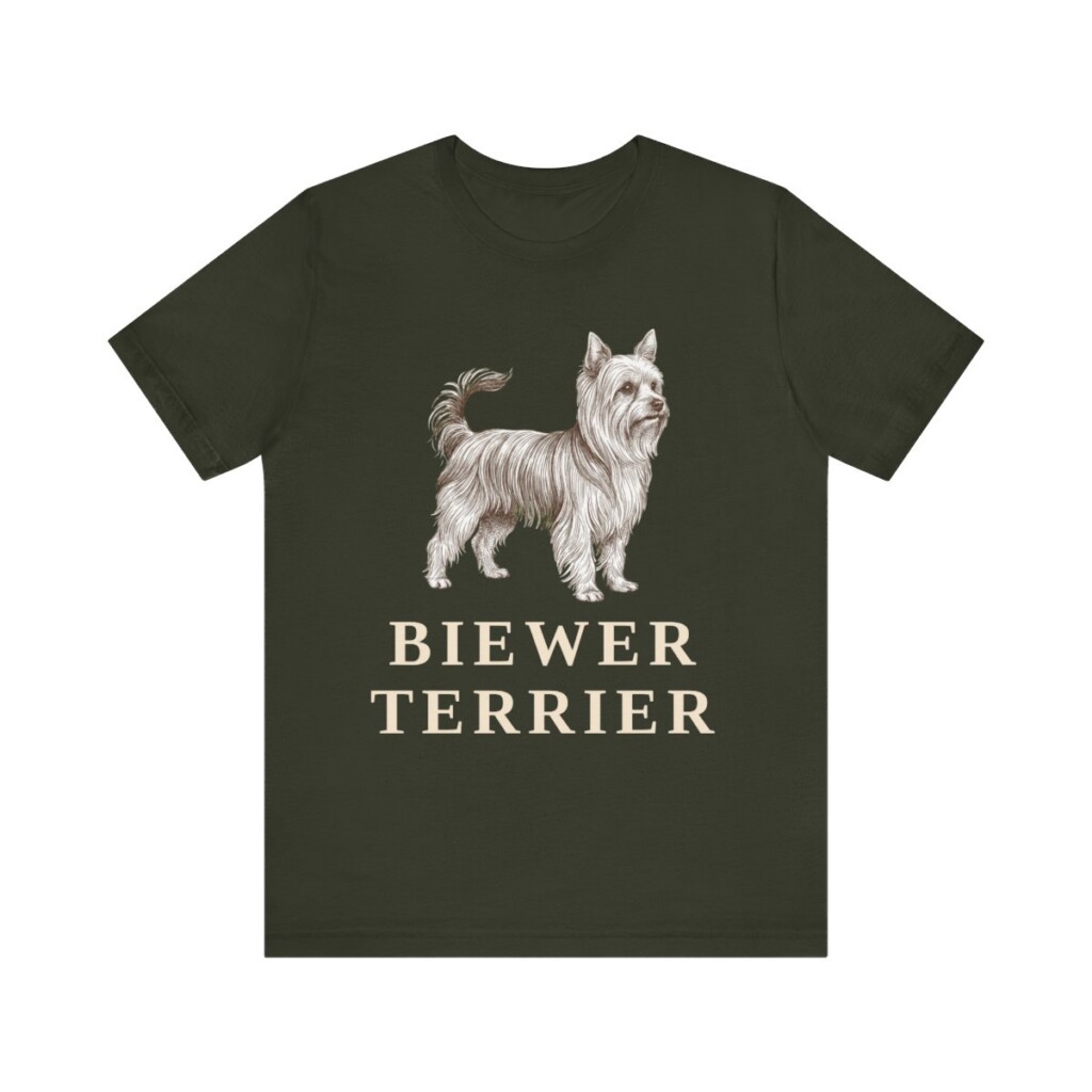 Biewer Terrier Lover Shirt, Vintage Dog Sketch Tee, Dog Lover Gift
