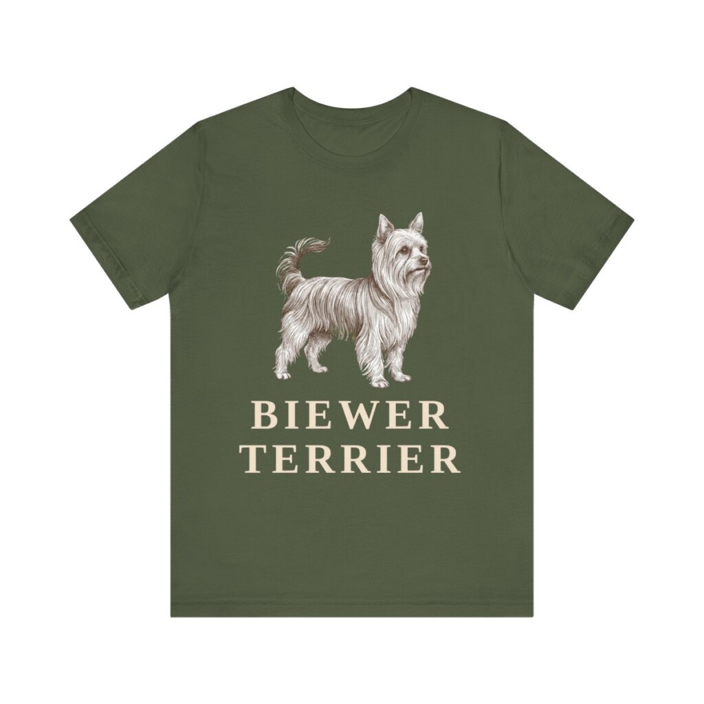 Biewer Terrier Lover Shirt, Vintage Dog Sketch Tee, Dog Lover Gift