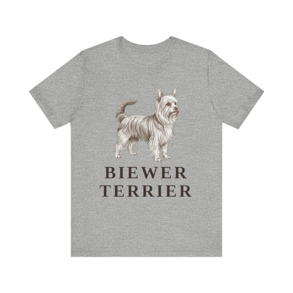 Biewer Terrier Lover Shirt, Vintage Dog Sketch Tee, Dog Lover Gift
