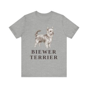 Biewer Terrier Lover Shirt, Vintage Dog Sketch Tee, Dog Lover Gift