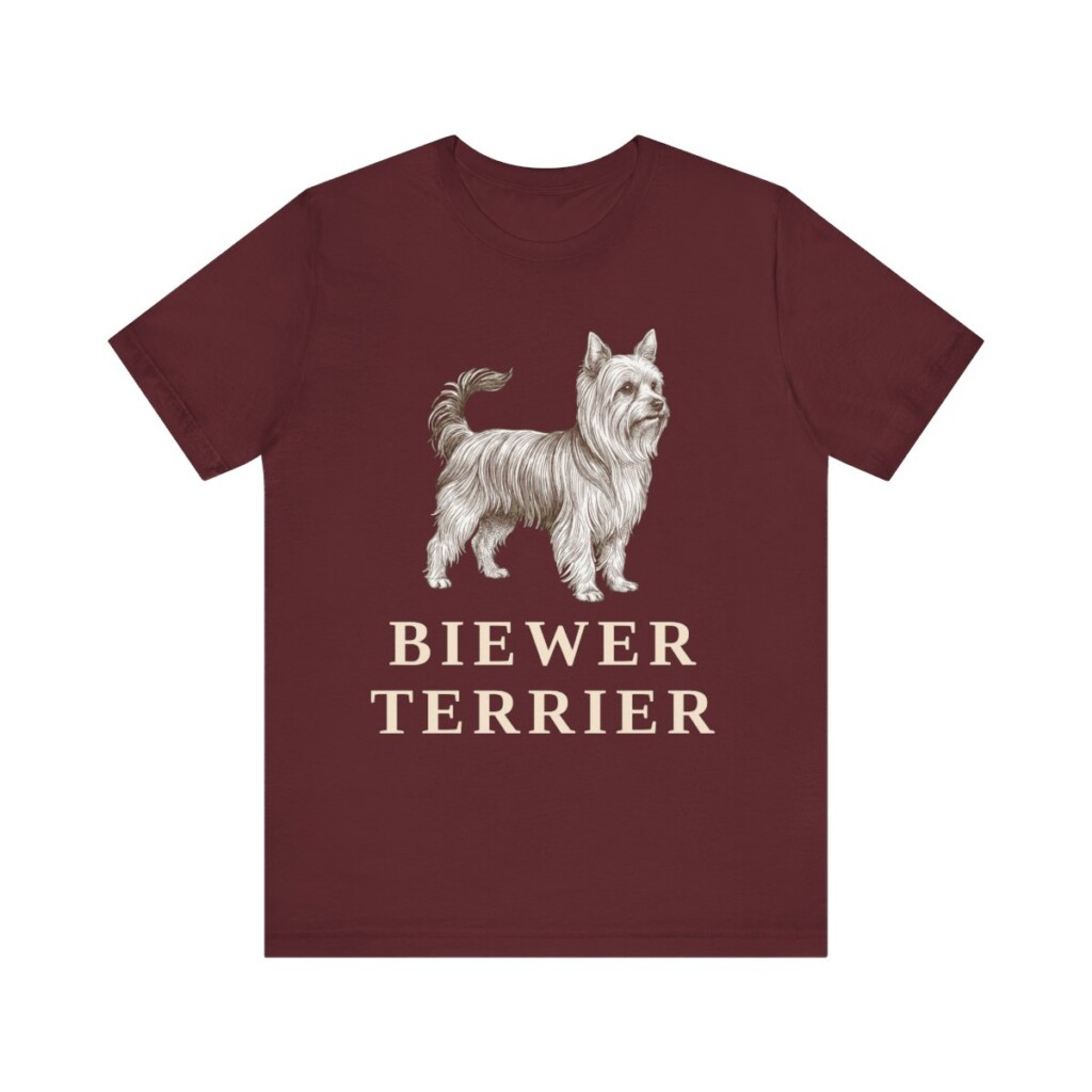 Biewer Terrier Lover Shirt, Vintage Dog Sketch Tee, Dog Lover Gift