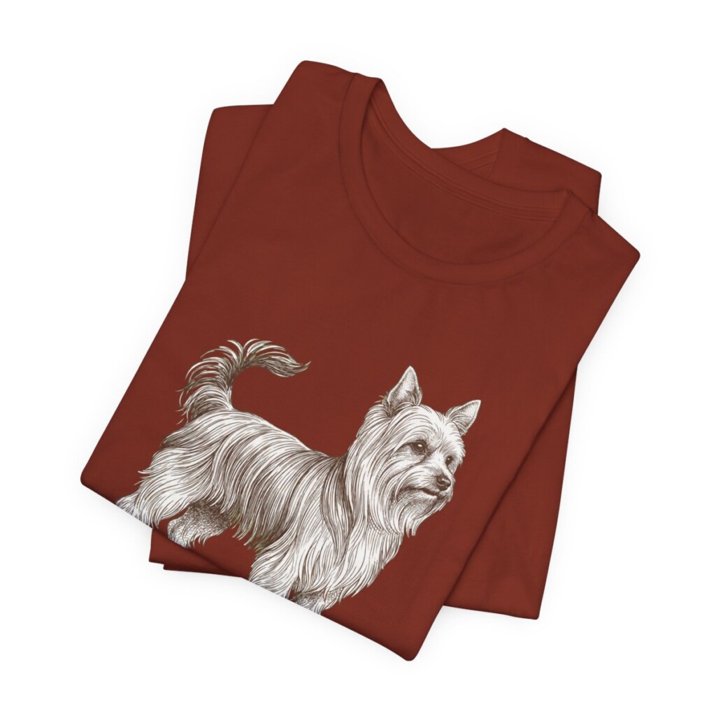 Biewer Terrier Lover Shirt, Vintage Dog Sketch Tee, Dog Lover Gift