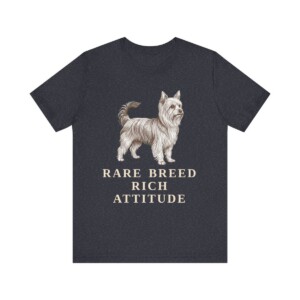 Biewer Terrier Humor Shirt, Vintage Dog Sketch Tee, Dog Humor Gift
