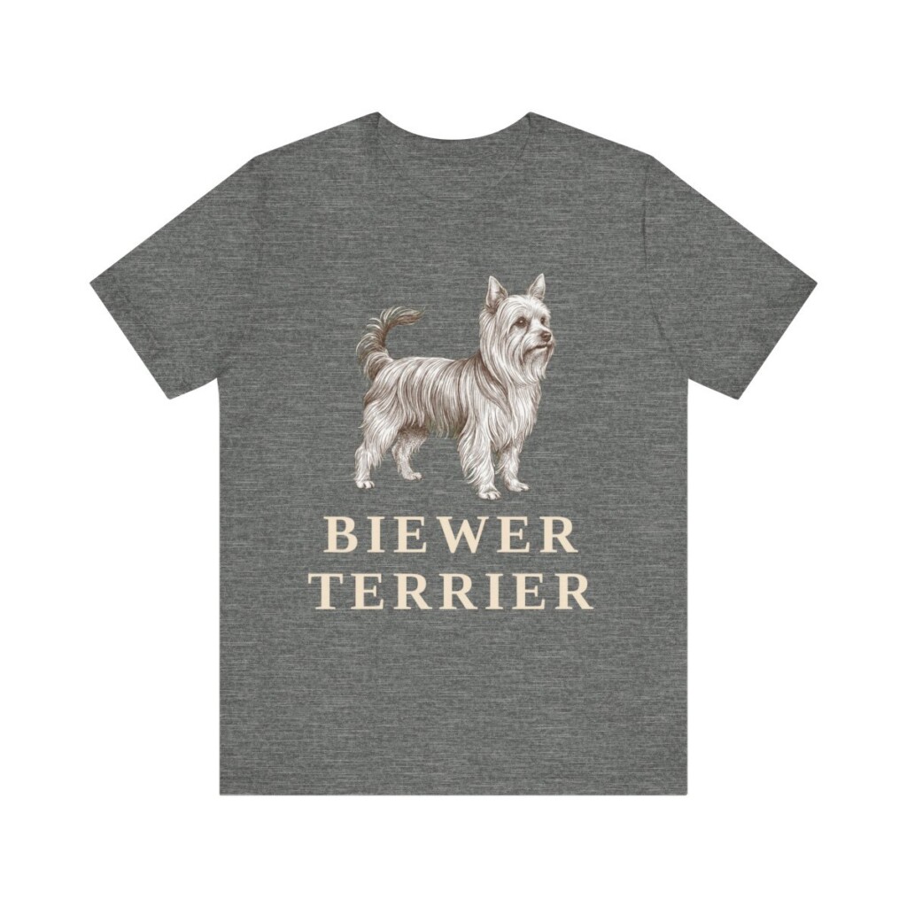 Biewer Terrier Lover Shirt, Vintage Dog Sketch Tee, Dog Lover Gift