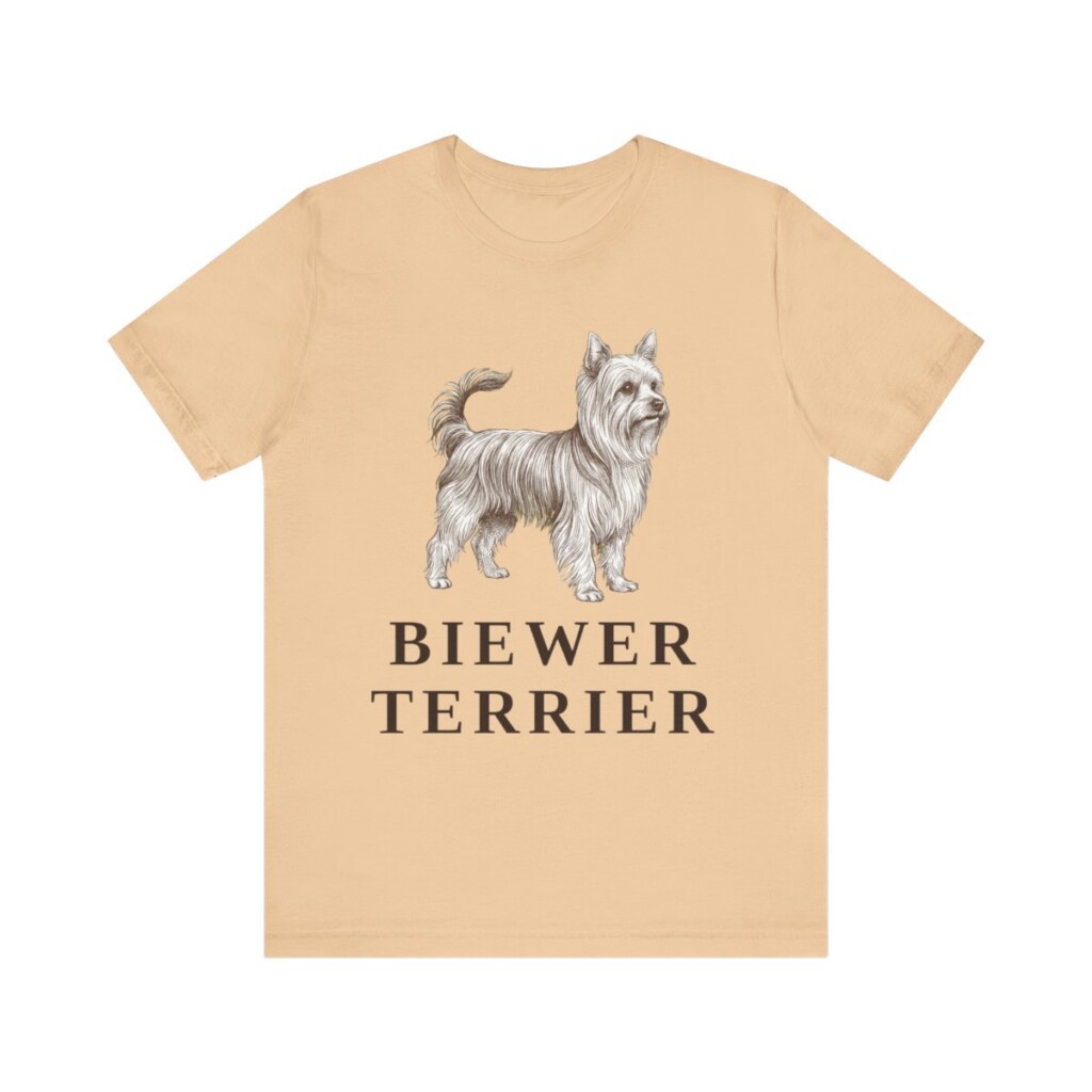 Biewer Terrier Lover Shirt, Vintage Dog Sketch Tee, Dog Lover Gift