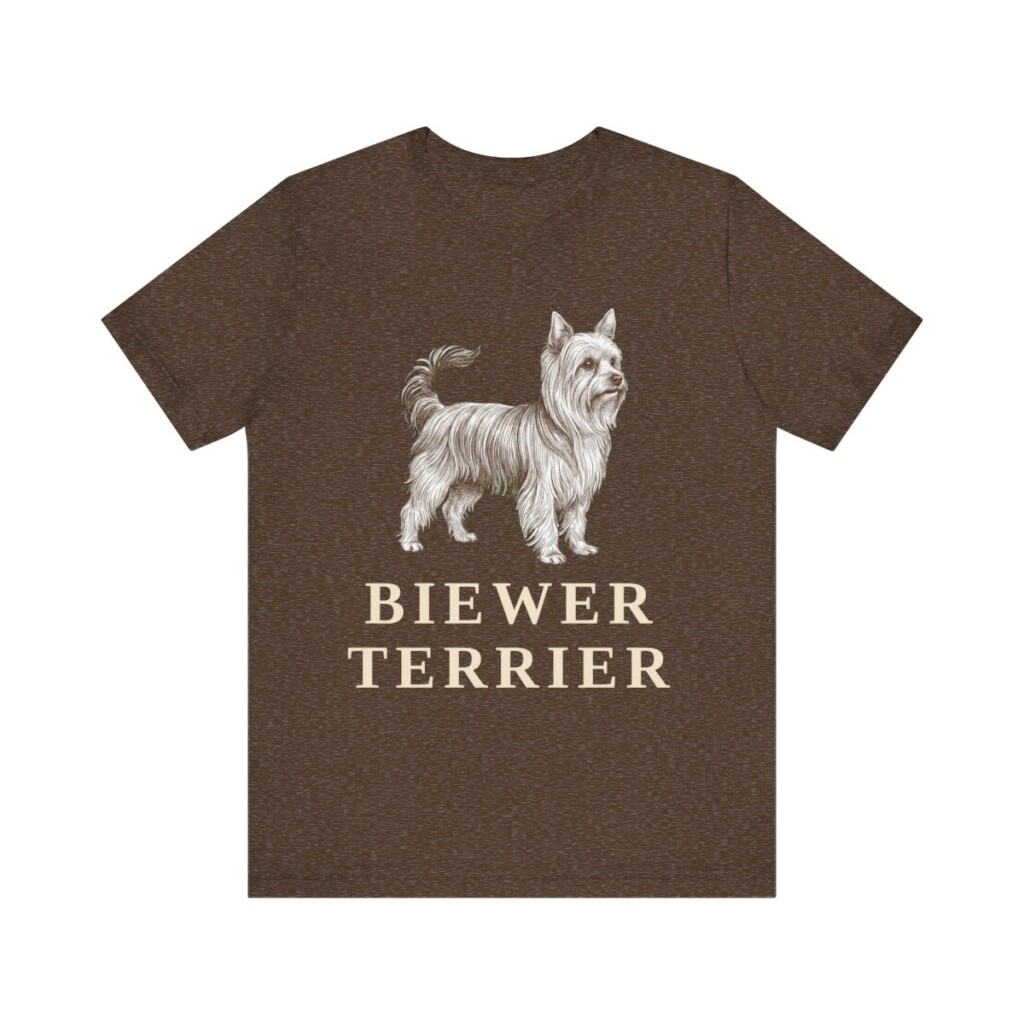 Biewer Terrier Lover Shirt, Vintage Dog Sketch Tee, Dog Lover Gift