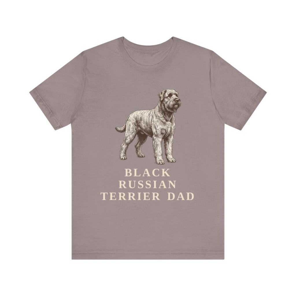 Black Russian Terrier Dad Shirt, Vintage Dog Sketch Tee, Dog Dad Gift Black Russian Terrier Dad Shirt, Vintage Dog Sketch Tee, Dog Dad Gift