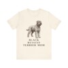 Black Russian Terrier Mom Shirt, Vintage Dog Sketch Tee, Dog Mom Gift