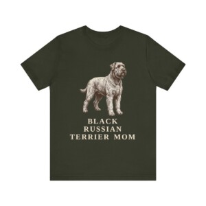 Black Russian Terrier Mom Shirt, Vintage Dog Sketch Tee, Dog Mom Gift