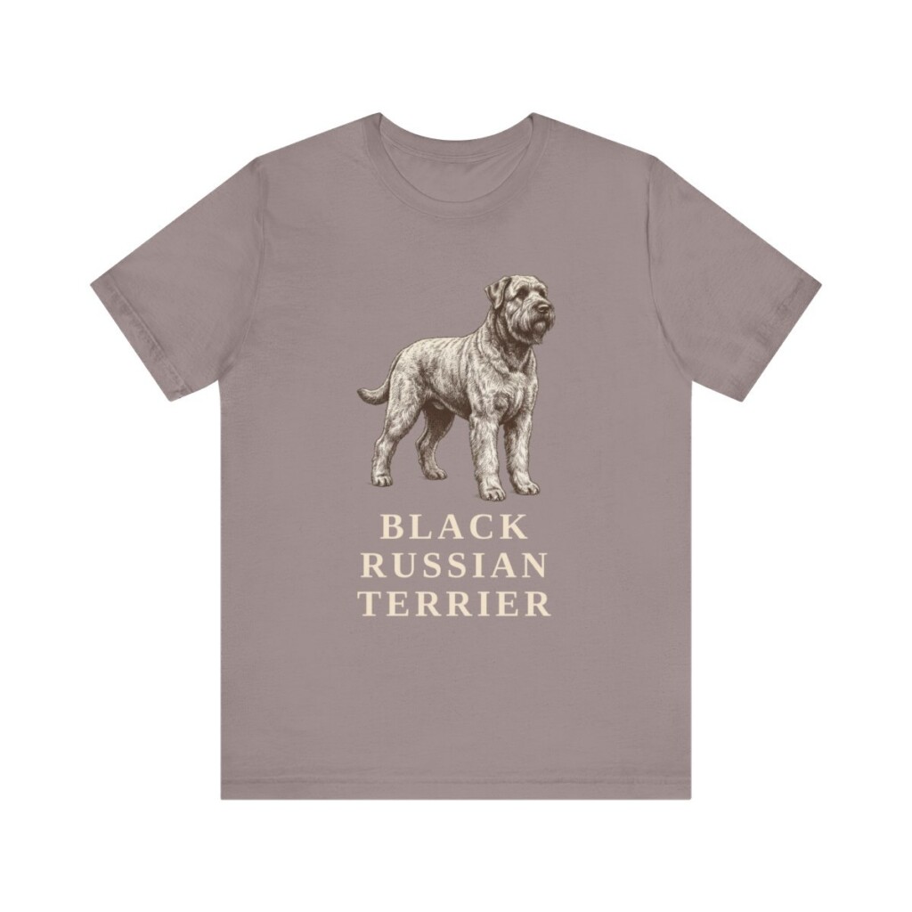 Black Russian Terrier Lover Shirt, Vintage Dog Sketch Tee, Dog Lover Gift Black Russian Terrier Lover Shirt, Vintage Dog Sketch Tee, Dog Lover Gift