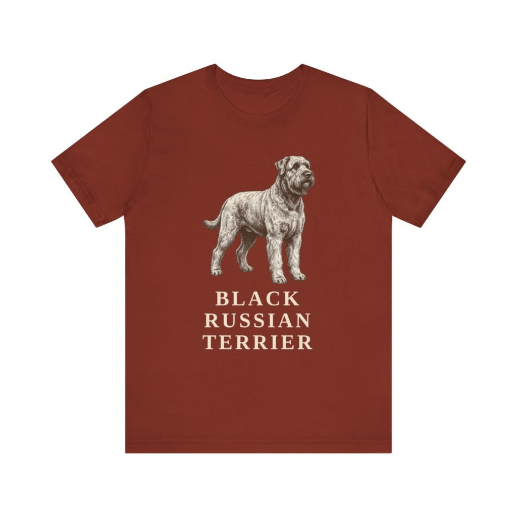 Black Russian Terrier Lover Shirt, Vintage Dog Sketch Tee, Dog Lover Gift Black Russian Terrier Lover Shirt, Vintage Dog Sketch Tee, Dog Lover Gift