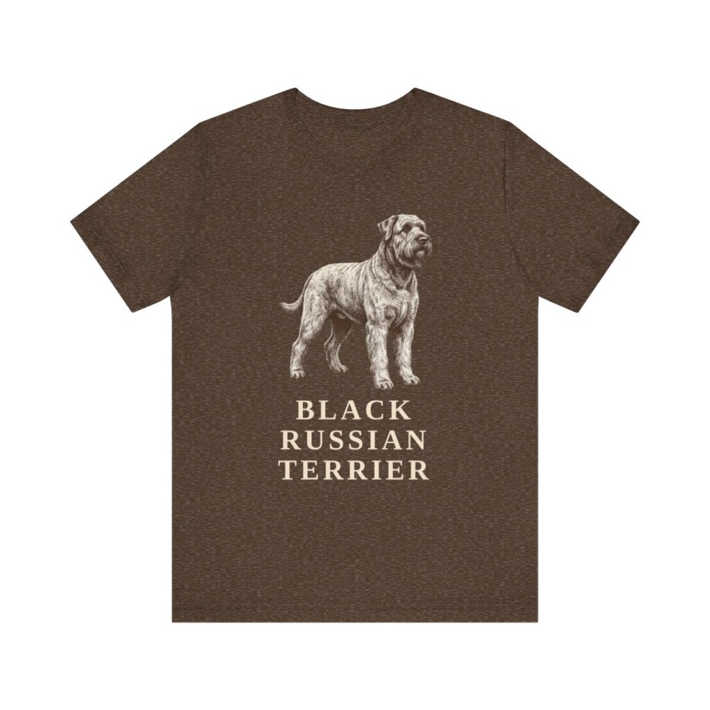 Black Russian Terrier Lover Shirt, Vintage Dog Sketch Tee, Dog Lover Gift Black Russian Terrier Lover Shirt, Vintage Dog Sketch Tee, Dog Lover Gift