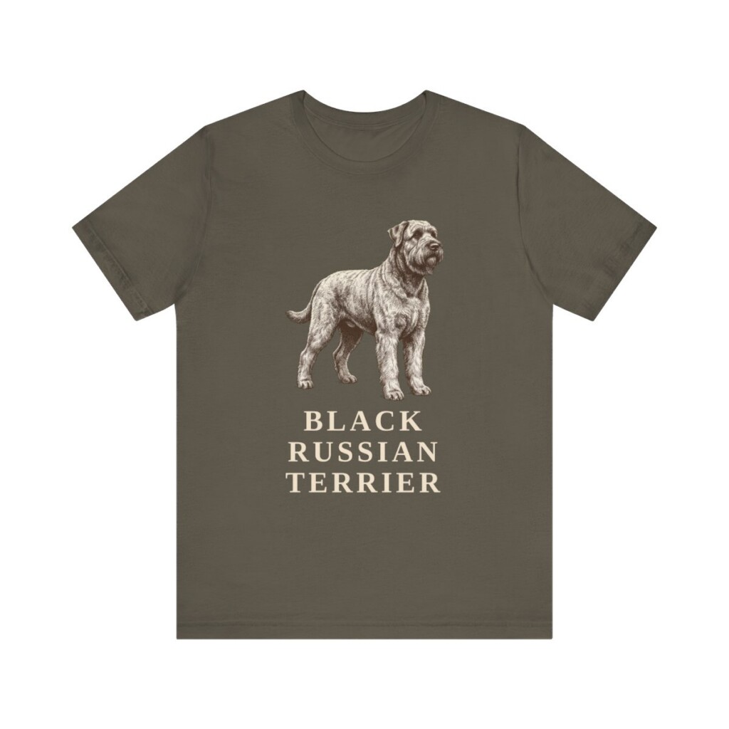 Black Russian Terrier Lover Shirt, Vintage Dog Sketch Tee, Dog Lover Gift Black Russian Terrier Lover Shirt, Vintage Dog Sketch Tee, Dog Lover Gift