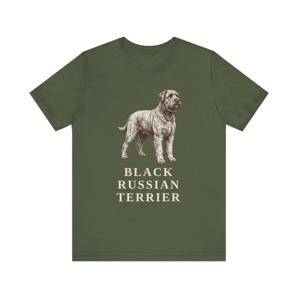 Black Russian Terrier Lover Shirt, Vintage Dog Sketch Tee, Dog Lover Gift Black Russian Terrier Lover Shirt, Vintage Dog Sketch Tee, Dog Lover Gift