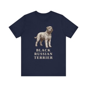 Black Russian Terrier Lover Shirt, Vintage Dog Sketch Tee, Dog Lover Gift