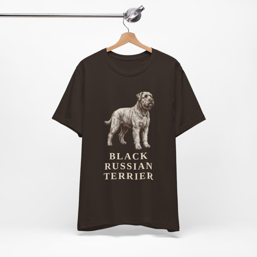 Black Russian Terrier Lover Shirt, Vintage Dog Sketch Tee, Dog Lover Gift Black Russian Terrier Lover Shirt, Vintage Dog Sketch Tee, Dog Lover Gift