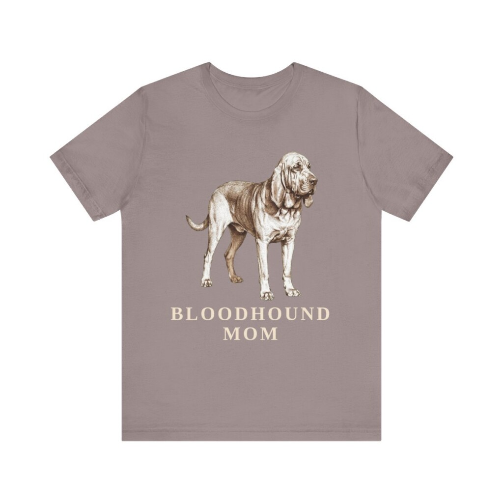 Bloodhound Mom Shirt, Vintage Dog Sketch Tee, Dog Mom Gift