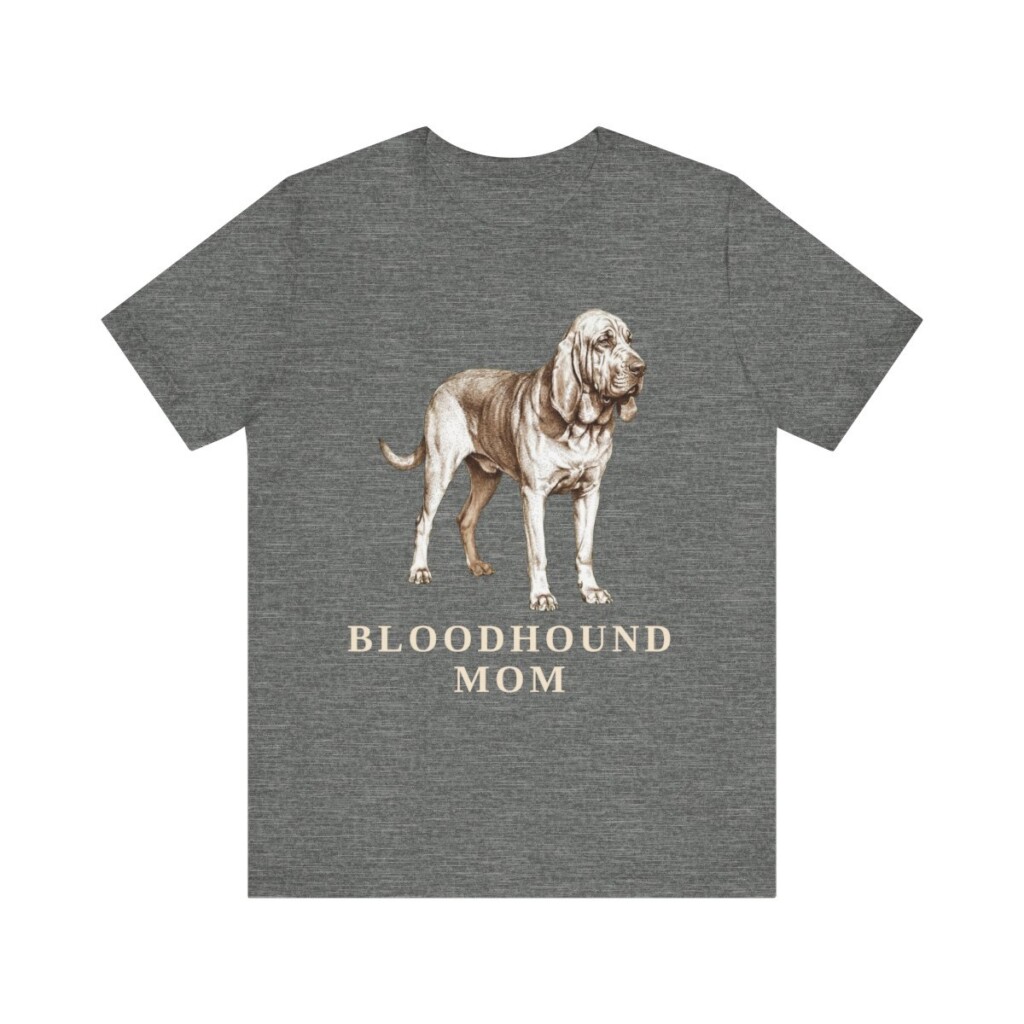 Bloodhound Mom Shirt, Vintage Dog Sketch Tee, Dog Mom Gift