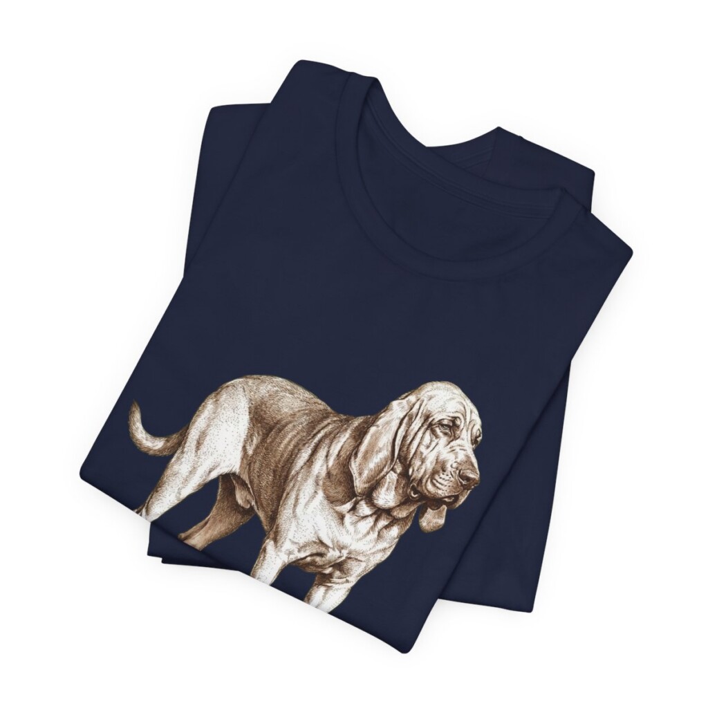 Bloodhound Mom Shirt, Vintage Dog Sketch Tee, Dog Mom Gift