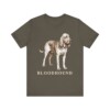 Bloodhound Lover Shirt, Vintage Dog Sketch Tee, Dog Lover Gift