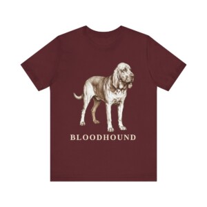Bloodhound Lover Shirt, Vintage Dog Sketch Tee, Dog Lover Gift