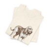 Bloodhound Humor Shirt, Vintage Dog Sketch Tee, Dog Humor Gift