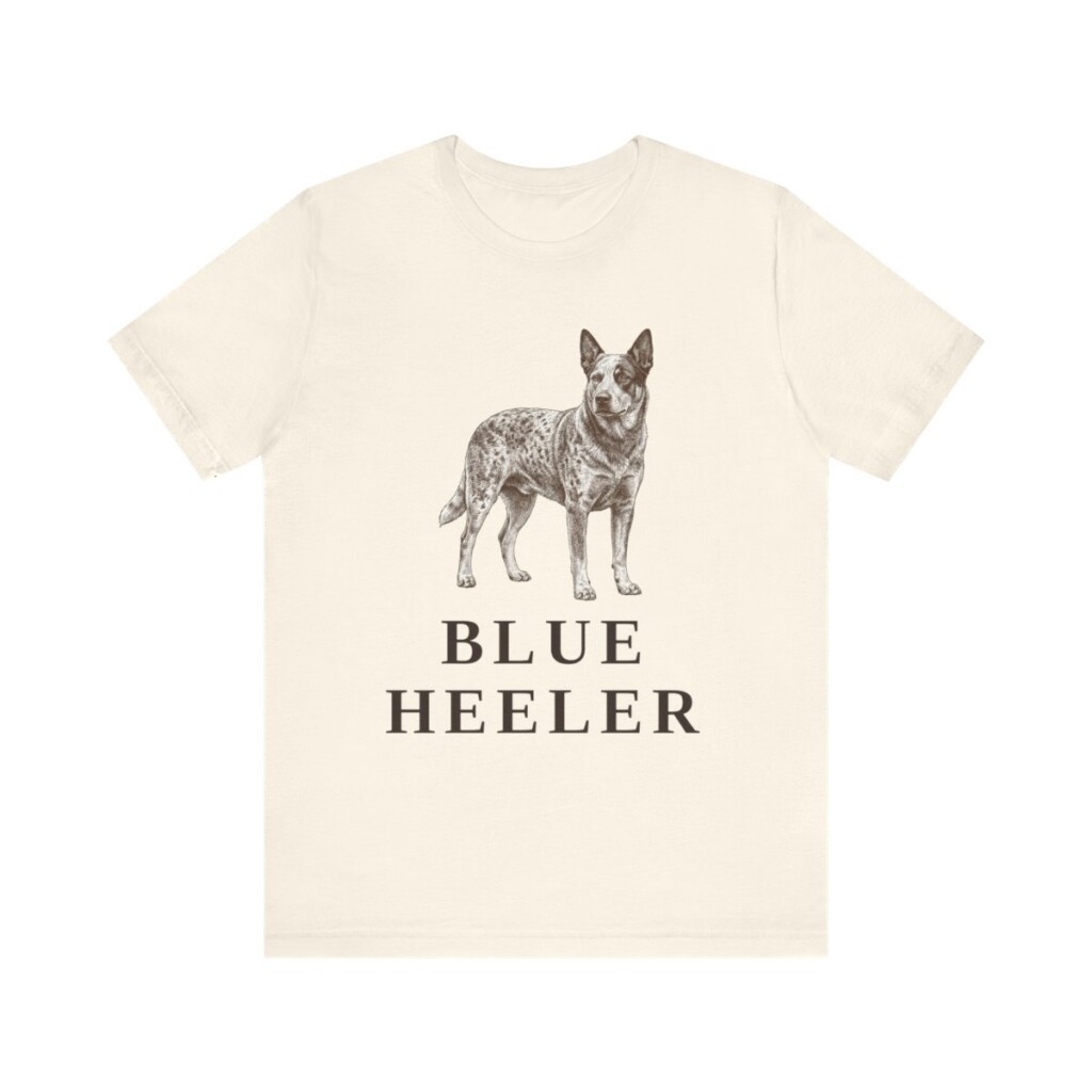 Blue Heeler Lover Shirt, Vintage Dog Sketch Tee, Dog Lover Gift Blue Heeler Lover Shirt, Vintage Dog Sketch Tee, Dog Lover Gift