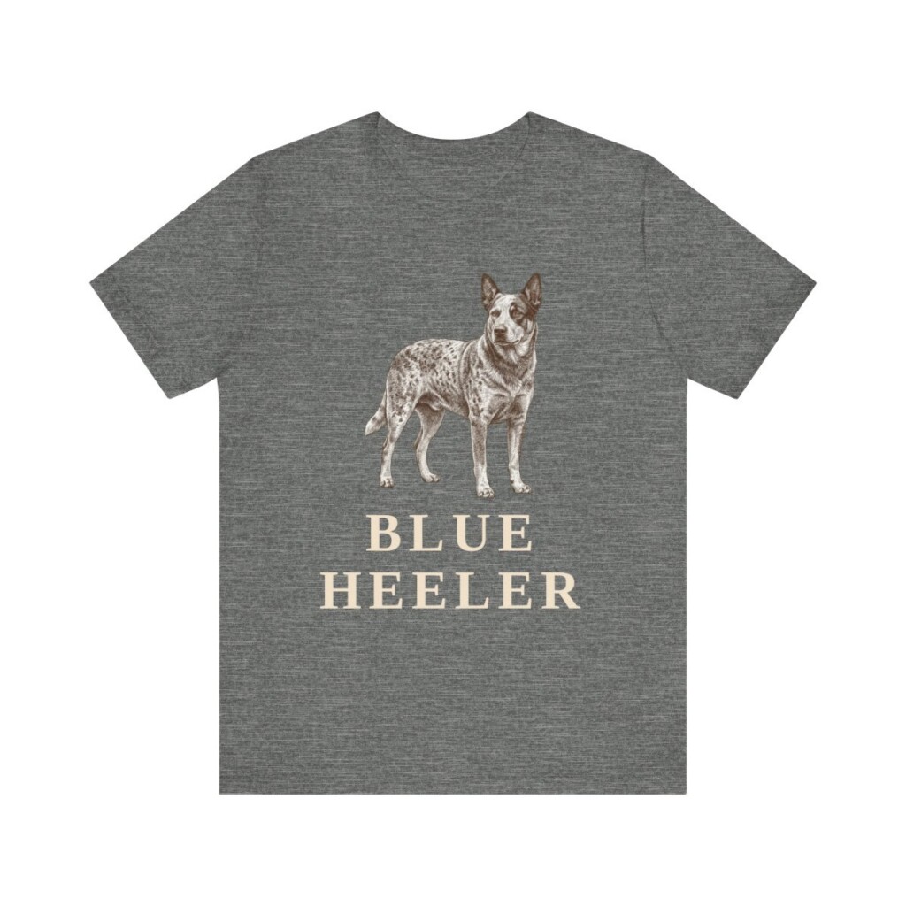 Blue Heeler Lover Shirt, Vintage Dog Sketch Tee, Dog Lover Gift Blue Heeler Lover Shirt, Vintage Dog Sketch Tee, Dog Lover Gift