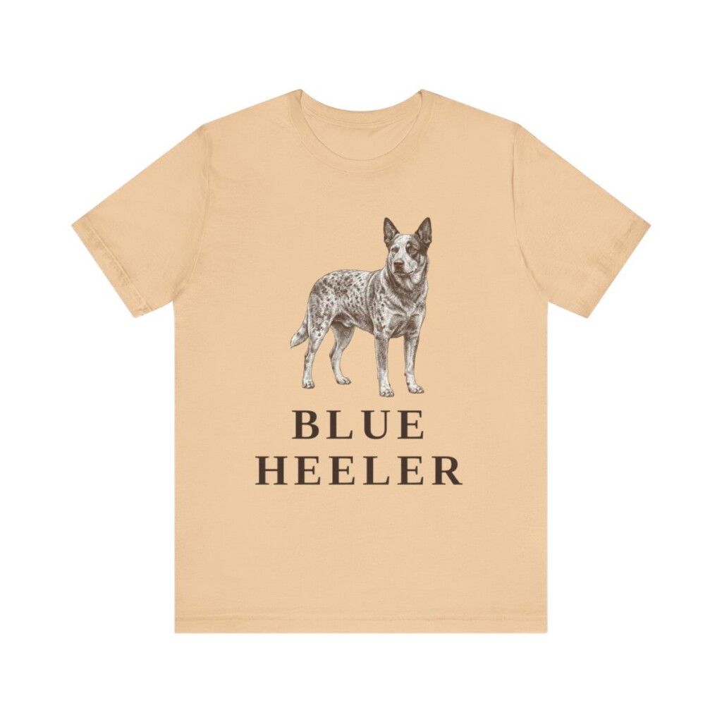 Blue Heeler Lover Shirt, Vintage Dog Sketch Tee, Dog Lover Gift Blue Heeler Lover Shirt, Vintage Dog Sketch Tee, Dog Lover Gift