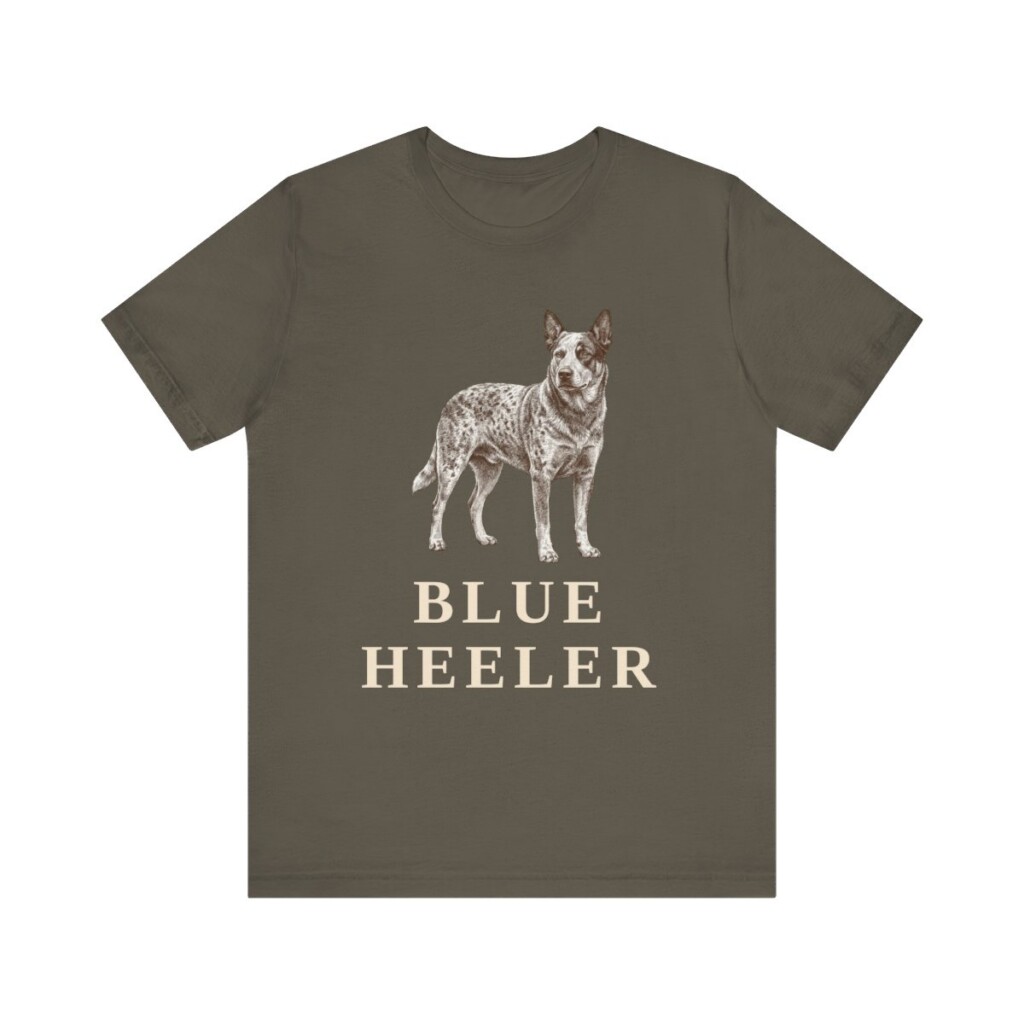 Blue Heeler Lover Shirt, Vintage Dog Sketch Tee, Dog Lover Gift Blue Heeler Lover Shirt, Vintage Dog Sketch Tee, Dog Lover Gift