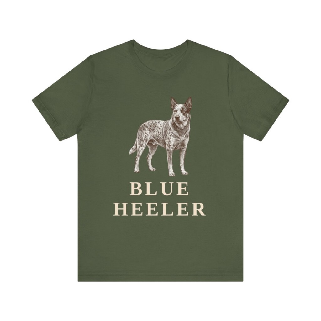 Blue Heeler Lover Shirt, Vintage Dog Sketch Tee, Dog Lover Gift Blue Heeler Lover Shirt, Vintage Dog Sketch Tee, Dog Lover Gift