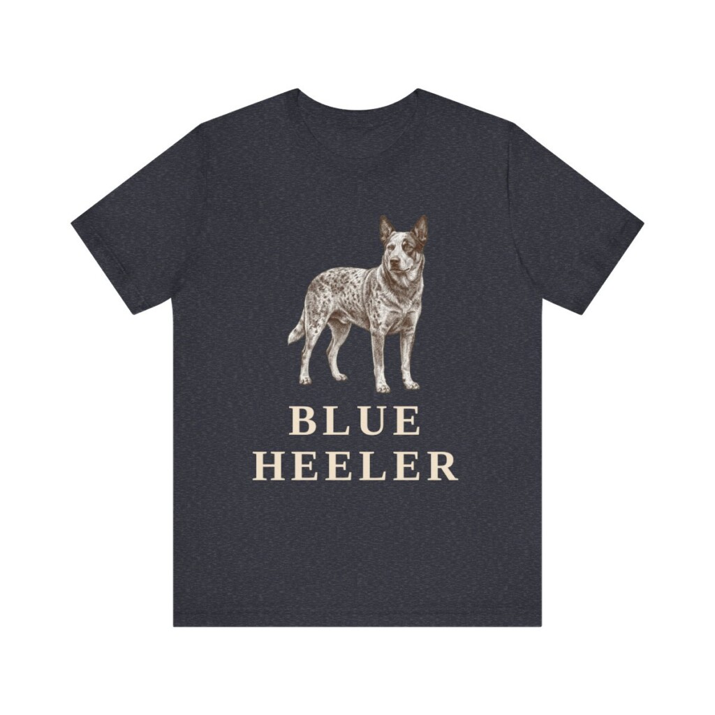 Blue Heeler Lover Shirt, Vintage Dog Sketch Tee, Dog Lover Gift Blue Heeler Lover Shirt, Vintage Dog Sketch Tee, Dog Lover Gift